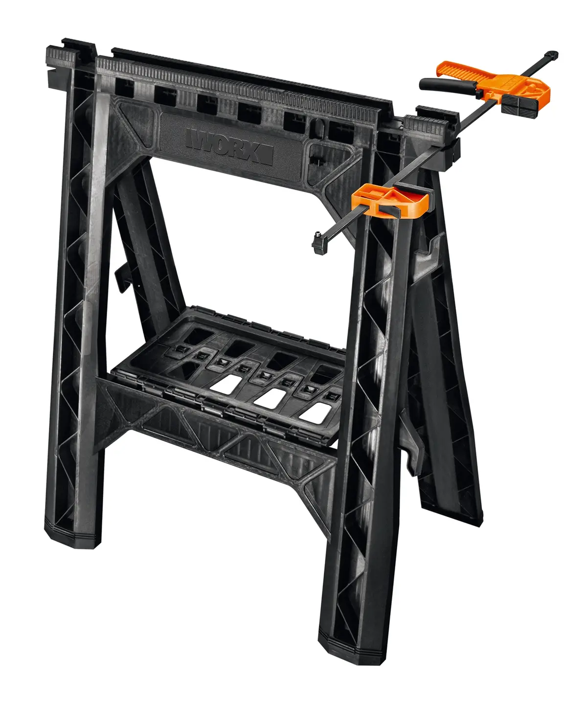 GW割引 プラグワイヤーとクローム オルタネーターブラケットセット Clamping Sawhorse with Bar Clamp - WX065.M1 | WORX