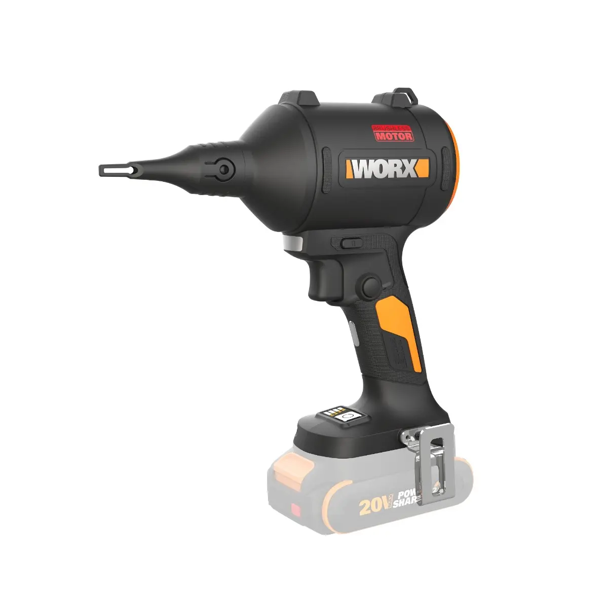 20V 39 CFM 470 MPH brushless dust blower / inflator - Tool Only 20V 39 CFM 470 MPH brushless dust blower / inflator - Tool Only