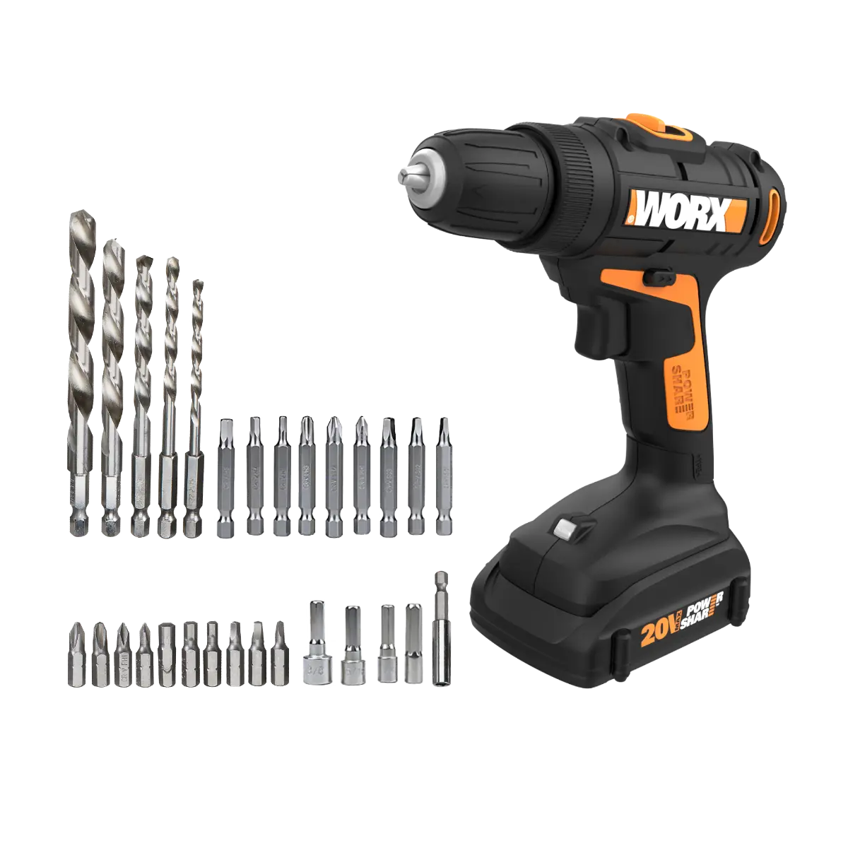 20V Drill/Driver with 30pc Accessory Kit (Discontinued) 20V Drill/Driver with 30pc Accessory Kit (Discontinued)