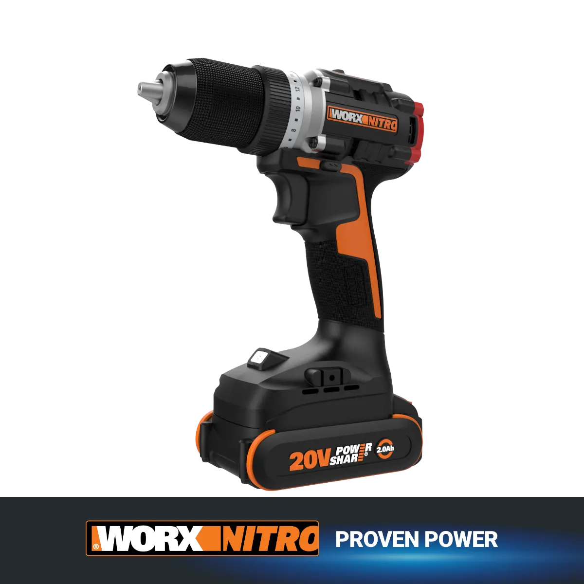 Nitro 20V Compact Brushless 1/2” Drill/Driver