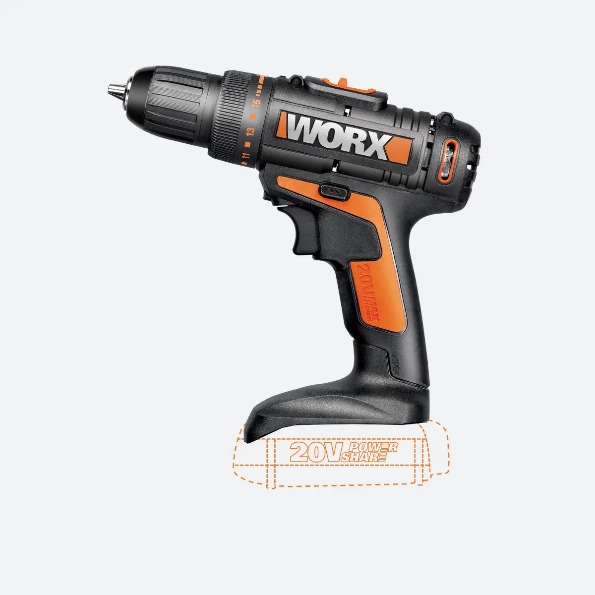 20V Cordless Drill & Driver | Tool Only - WX169L.9 | WORX