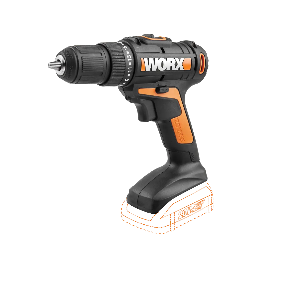 20V Power Share Cordless Drill & Driver - Tool Only (Discontinued)