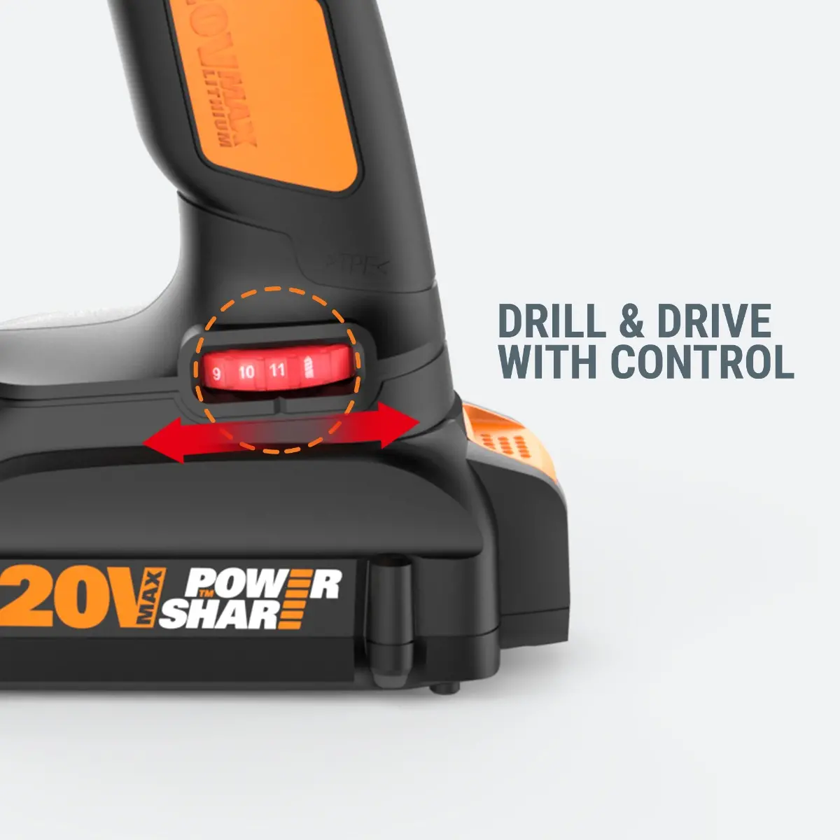 20V Switchdriver Cordless Drill & Driver - WX176L | WORX