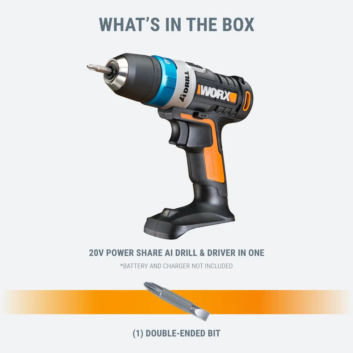 ワーロック 20V Cordless Ai Drill & Driver Tool Only - WX178L | WORX