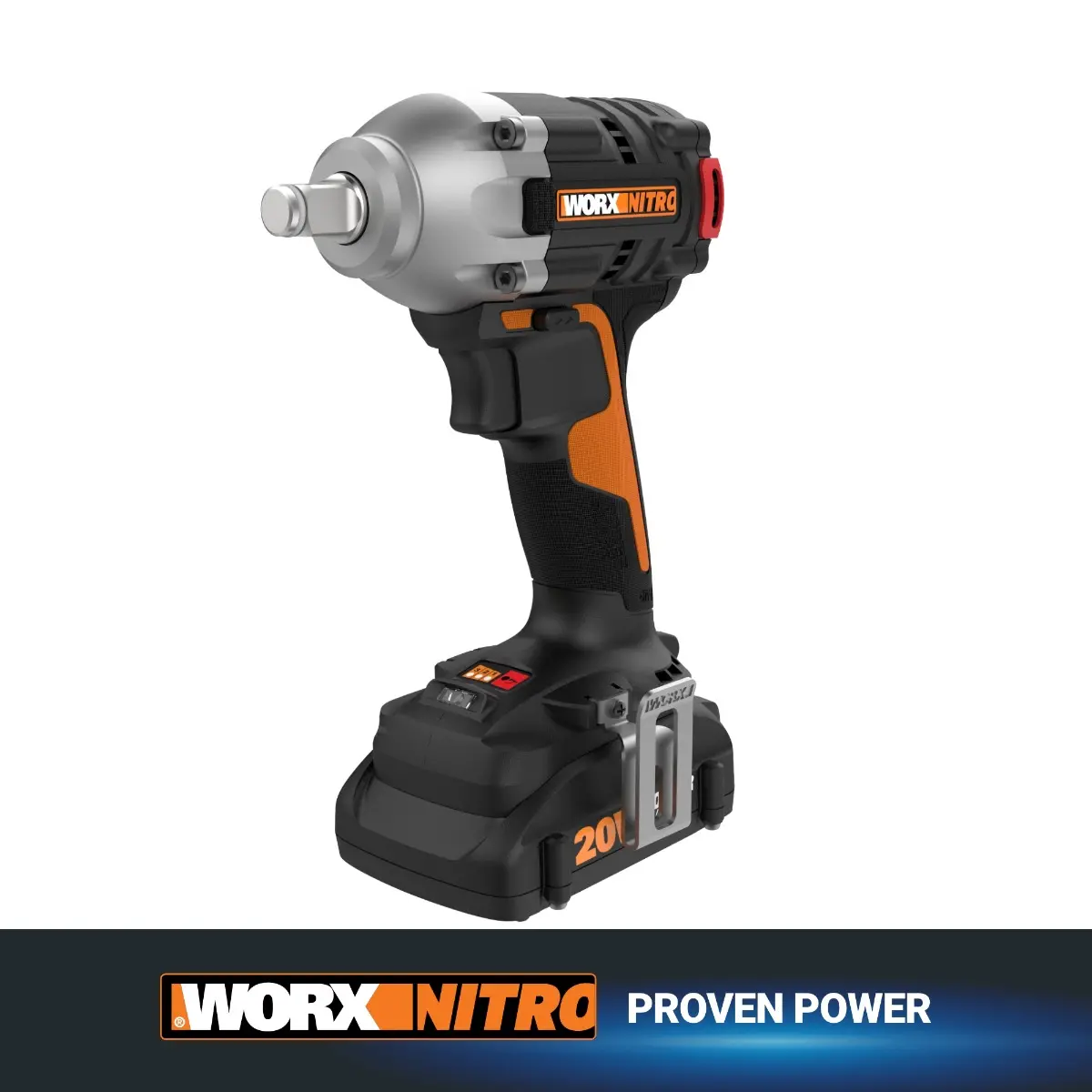 Nitro 20V Power Share 1/2" Cordless Impact Wrench with Brushless Motor