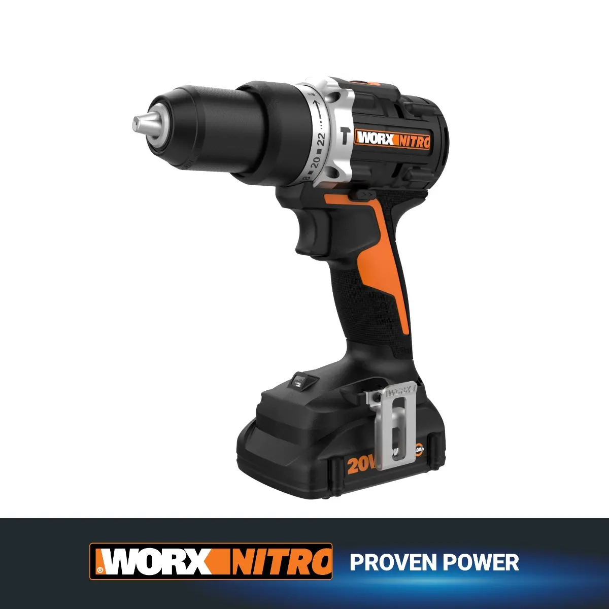 20V Cordless Hammer Drill with Brushless Motor | WORX