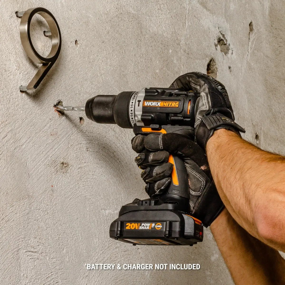 20V Hammer Drill w/ Brushless Motor (Tool Only) | WORX