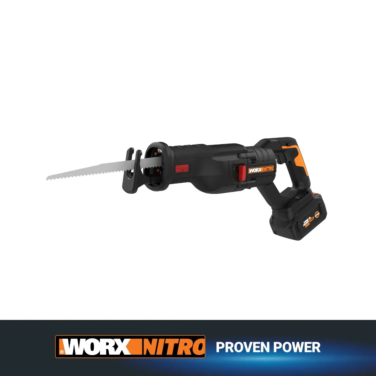 Nitro 20V Power Share Cordless Reciprocating Saw with Brushless Motor