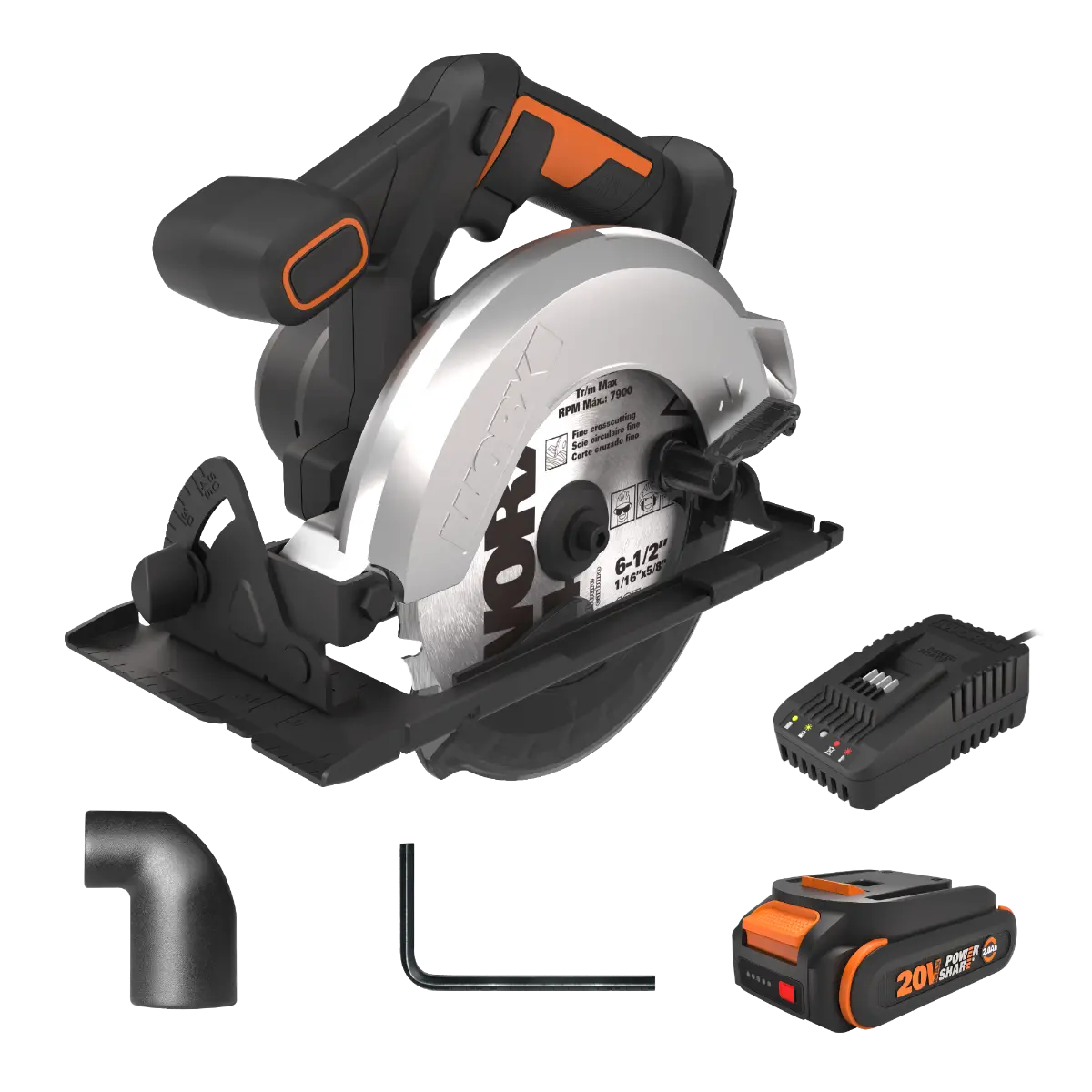 20V Power Share 6.5" Cordless Circular Saw