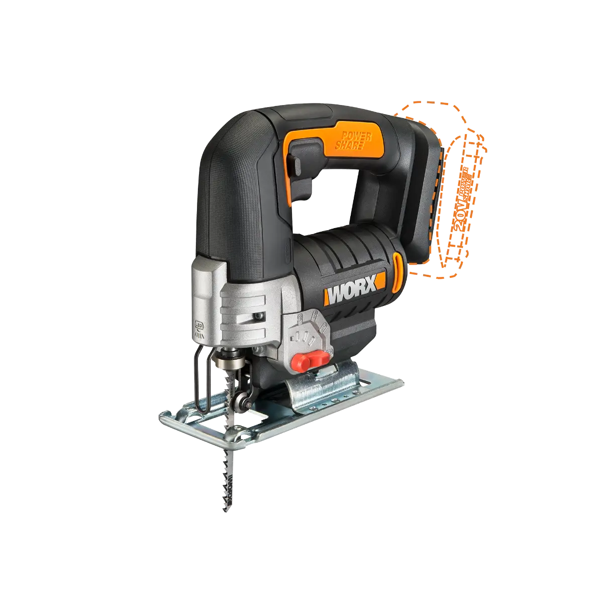 20V Power Share Cordless Jigsaw - Tool Only