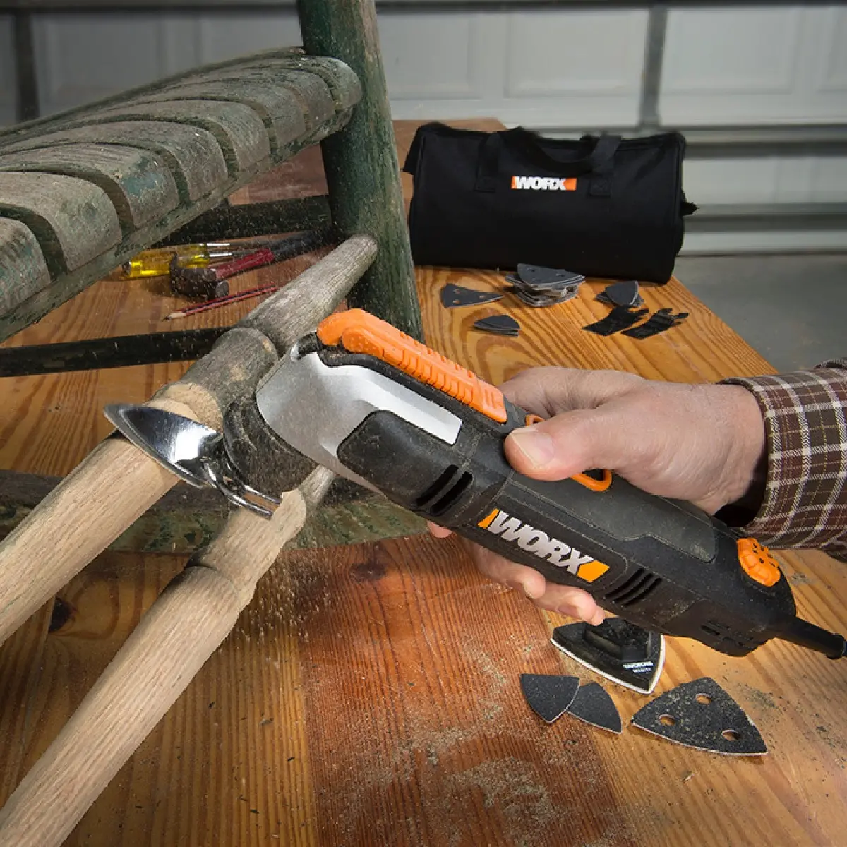 2.5 Amp Oscillating Multi-Tool with 70pc Accessory Kit | WORX