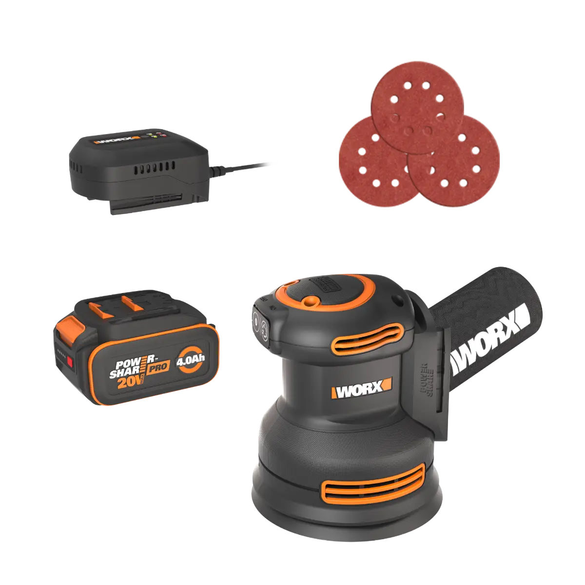 20V Brushless Cordless Rotary Sander