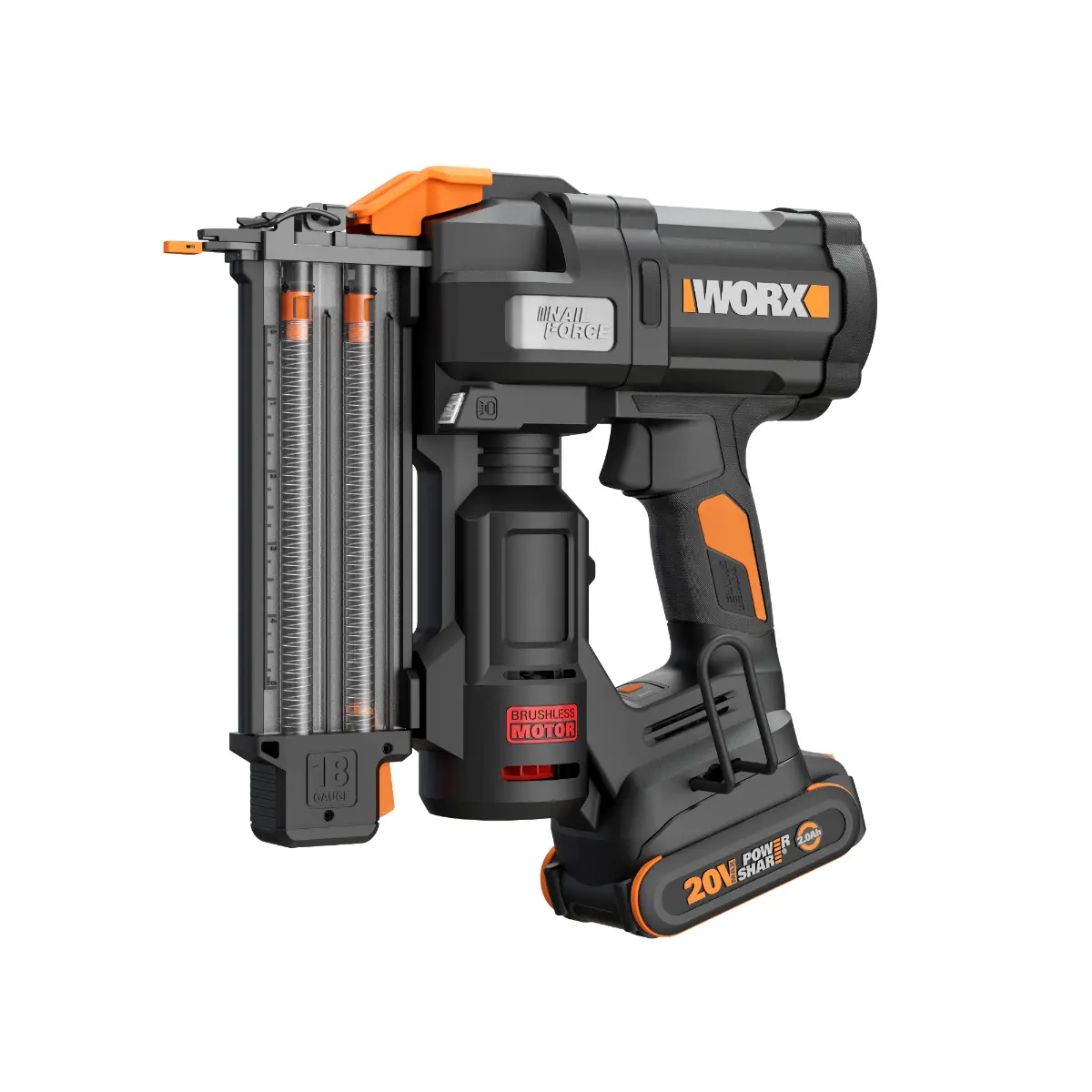 20V 18-gauge brushless brad nailer 20V 18-gauge brushless brad nailer
