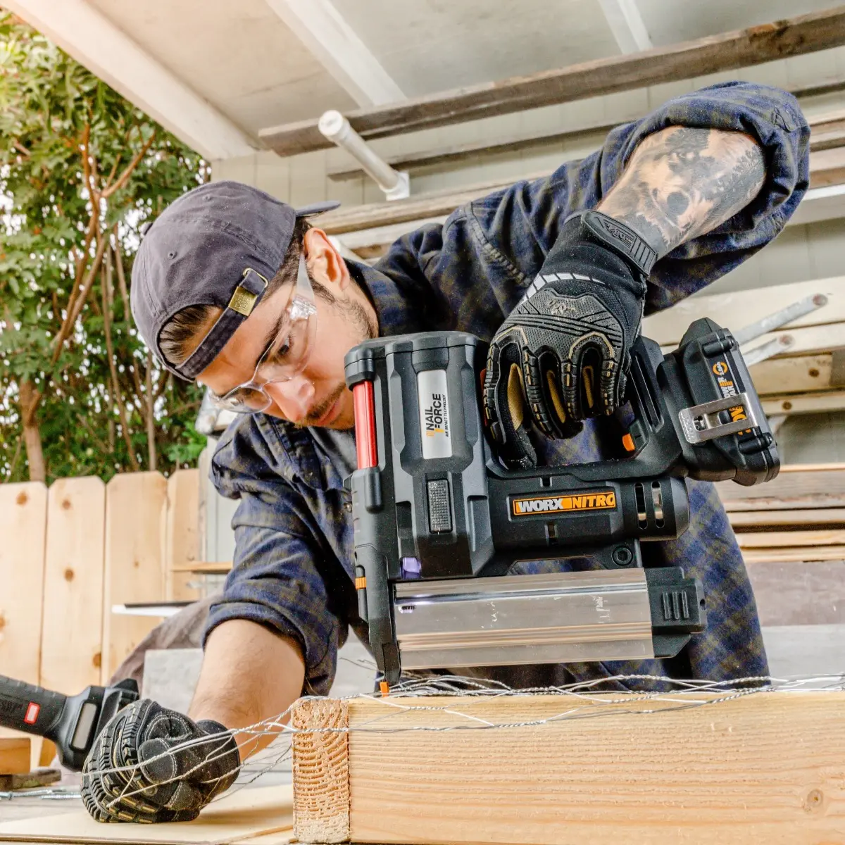 18GA Cordless Brad Nail & Narrow Crown Staple Gun | WORX