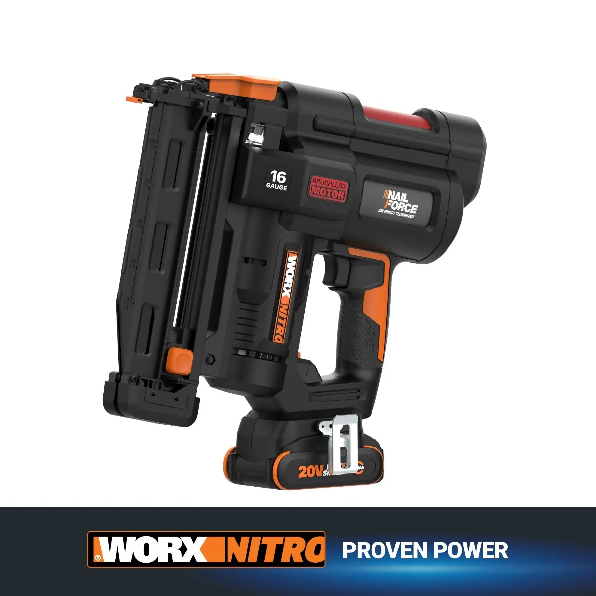 Nitro 20V 16GA Brushless Finish Nail Gun