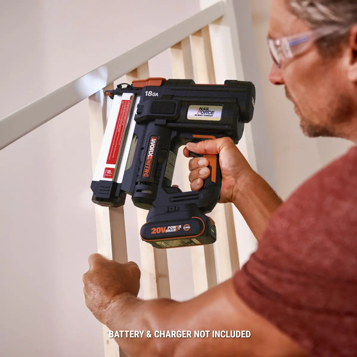 Nitro 20V Cordless 18Ga Brad Nail Gun