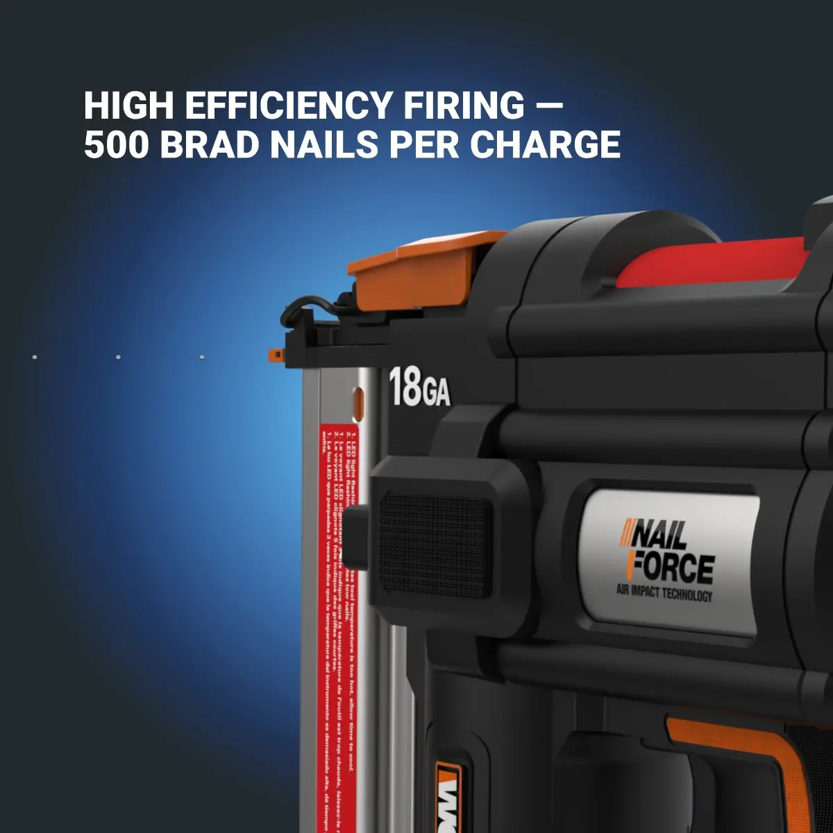 Nitro 20V Cordless 18Ga Brad Nail Gun