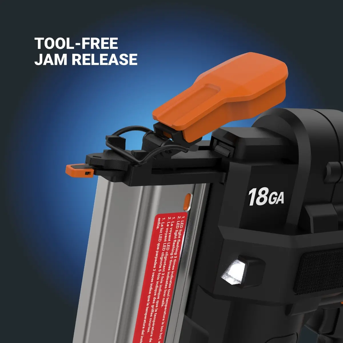 Nitro 20V Cordless 18Ga Brad Nail Gun