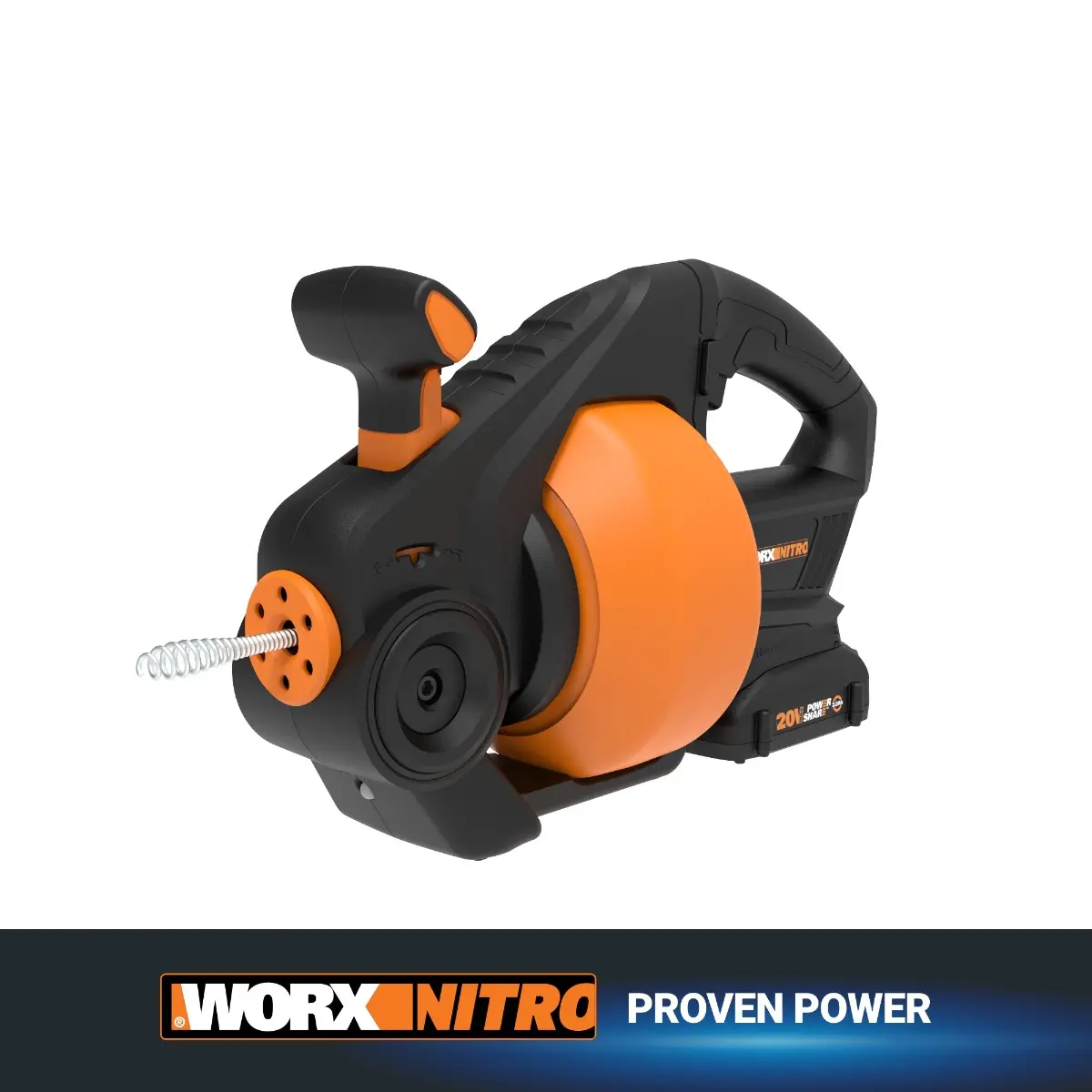 Nitro 20V Power Share 25 ft. Cordless Drain Auger Nitro 20V Power Share 25 ft. Cordless Drain Auger