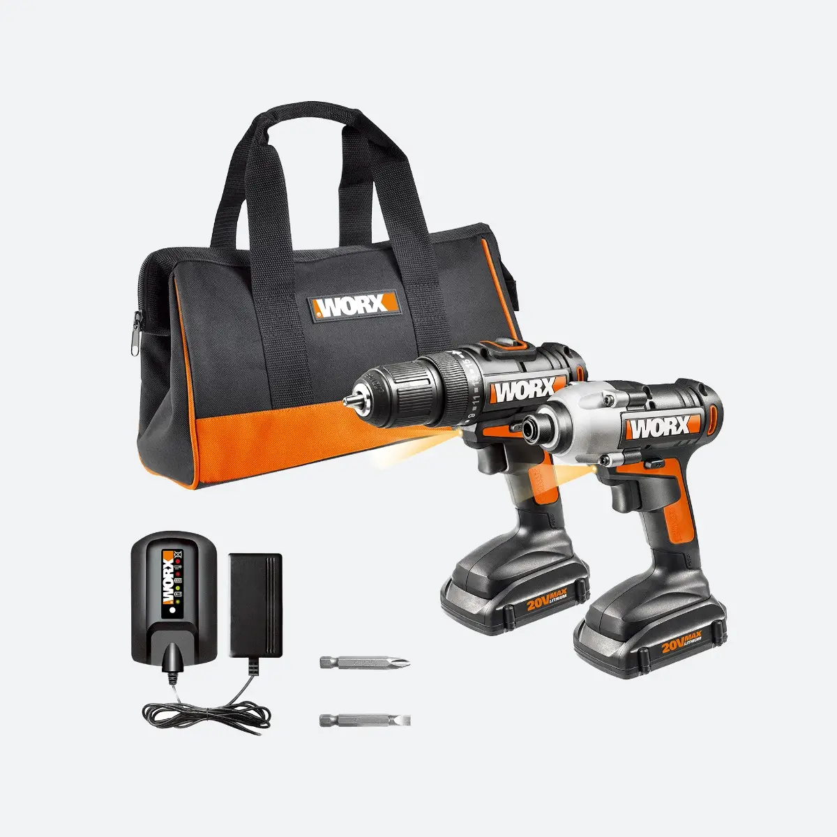 20V Cordless Drill & Impact Driver Combo Kit - WX916L | WORX