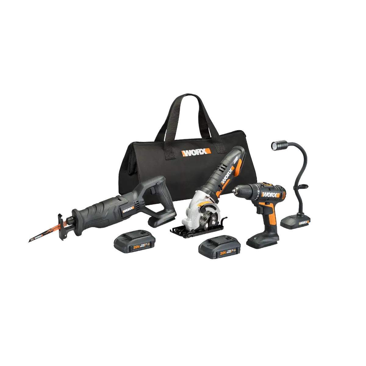 20V 4-Piece Combo Kit - WX943L | WORX
