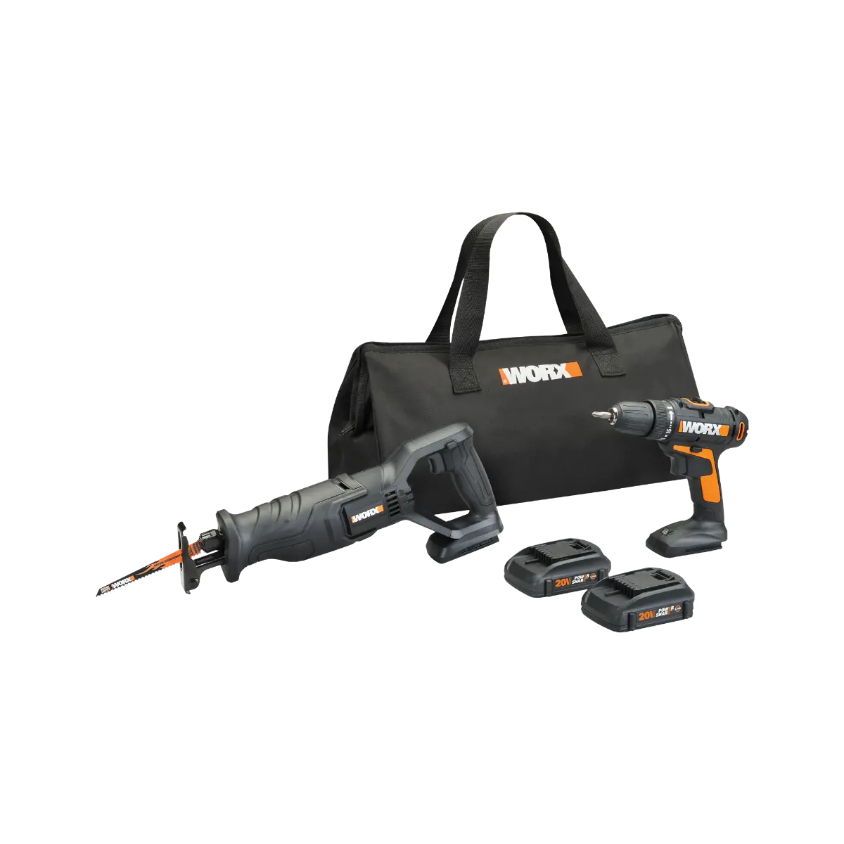 20V Power Share Drill & Reciprocating Saw Combo Kit (Discontinued)