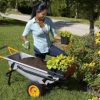 WORX Aerocart in the garden