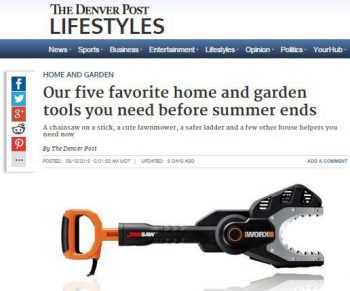 The WORX JawSaw in the Denver Post