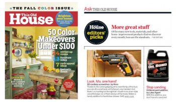 WORX SD with Screwholder Named to 'Editors' Picks' by This Old House 1