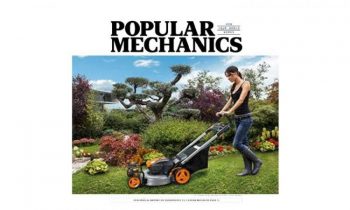 WORX Lawn mower in Popular Mechanics Magazine