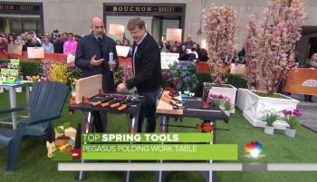 Pegasus Work Table on Today Show