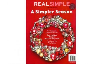 Real Simple - Cover - December 2018