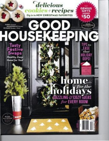 good housekeeping home for the holidays front cover