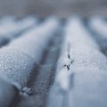 close up of roof shingles