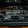 car engine close up