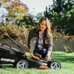 Worx battery on sale powered lawn mower