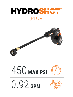 Hydroshot Plus 450 MAX PSI, 0.92 GPM