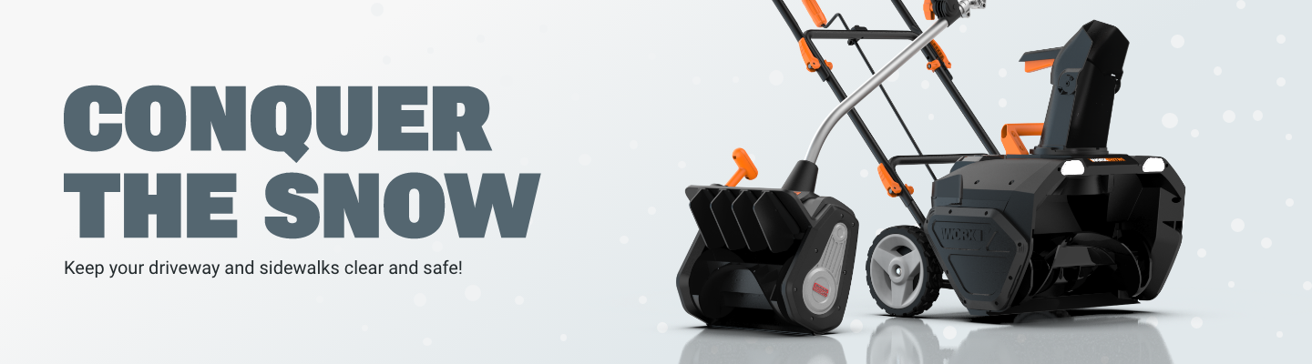 Conquer the snow. Keep your driveway and sidewalks clear and safe!