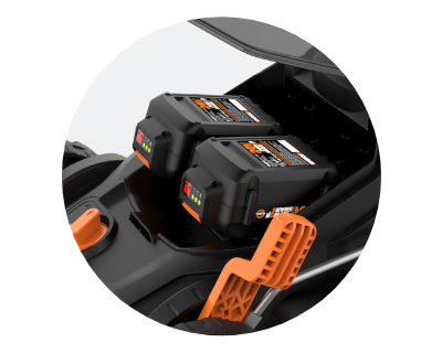 Click to go to Worx cordless lawn mower