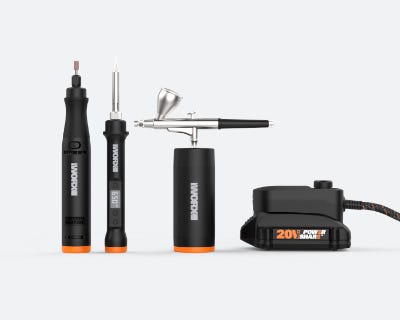 WORX 20V MakerX Power Share Kit with Rotary Tool, Soldering Iron and Air  Brush in Carry Bag at Tractor Supply Co.