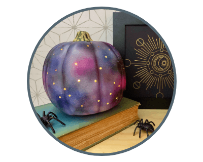 galaxy pumpkin