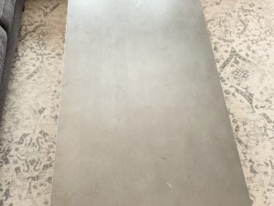 top granite surface of dining room table
