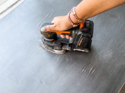 using 5 in 1 sander on top of granite table