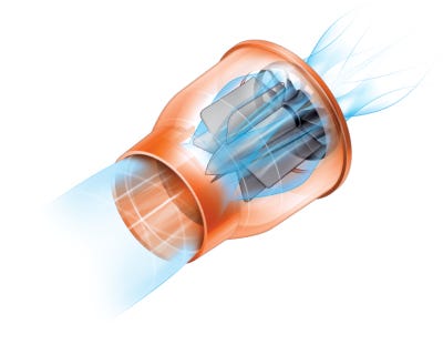 internal simulation of how the air flows