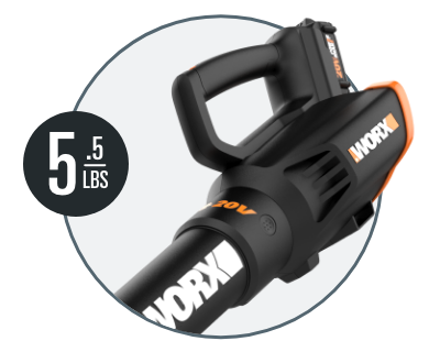 WORX 20V Cordless String Trimmer and Air Blower Combo Kit (2 x 2.0