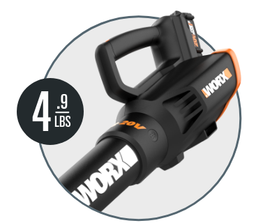 Worx 20V Power Share Turbine Cordless 2-Speed Leaf Blower WG547