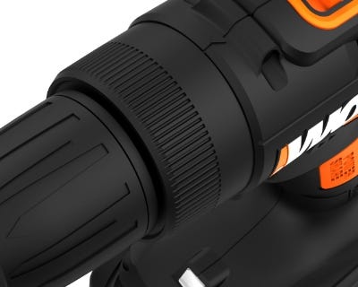 close up of the black knob to turn to control the clutch positions