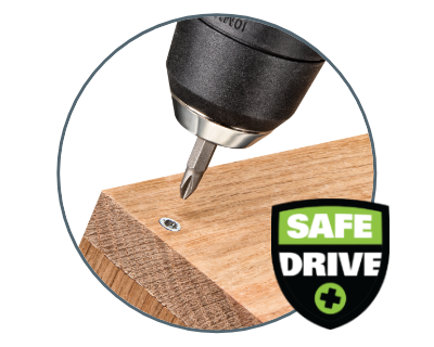WORX 20v AI Drill WX178L Safedrive screwing into wood board WORX 20v AI Drill WX178L Safedrive screwing into wood board