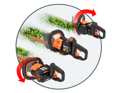 Worx Wg284.9 40v Power Share 24 Cordless Hedge Trimmer (tool Only) : Target