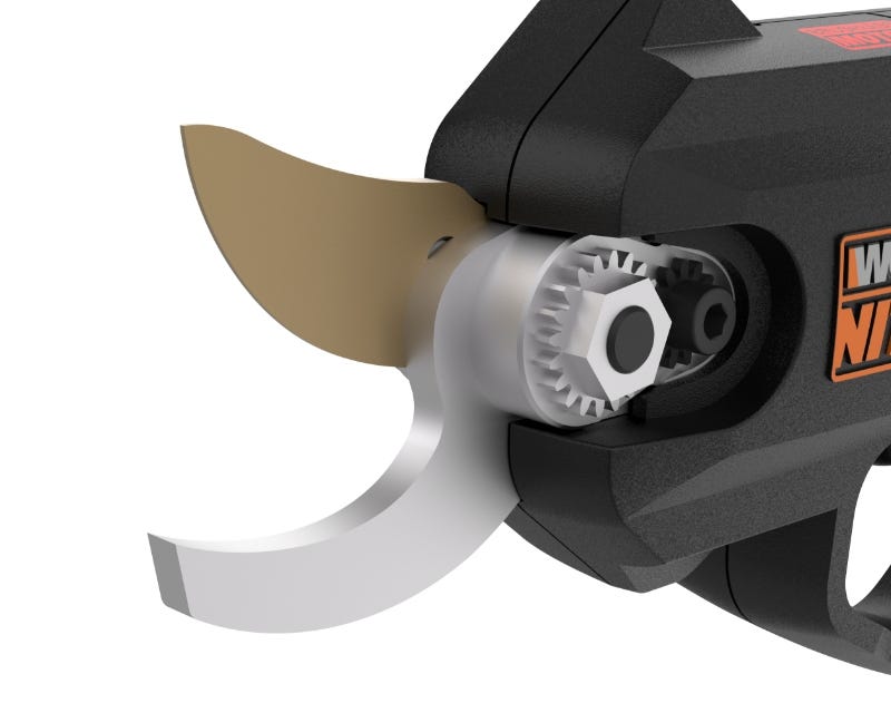 close up of the blade